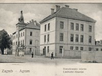 Domobranska vojarna, Ilica, Črnomerec, oko 1905.-1910. godine
